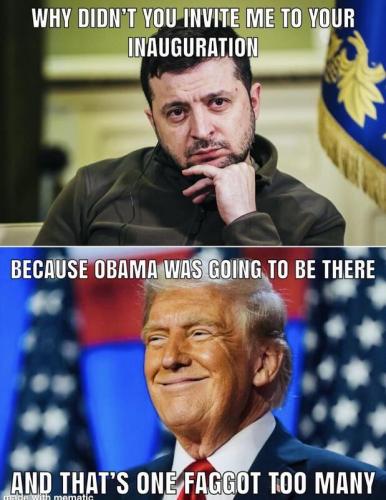 zelensky vs obama_1 too many faggots