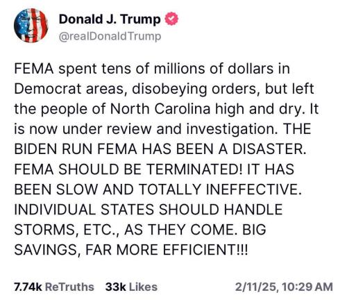 Yep abolish fema