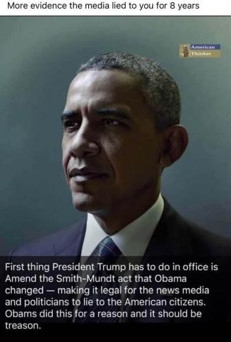 He's the one that was sent here to take down AMERICA