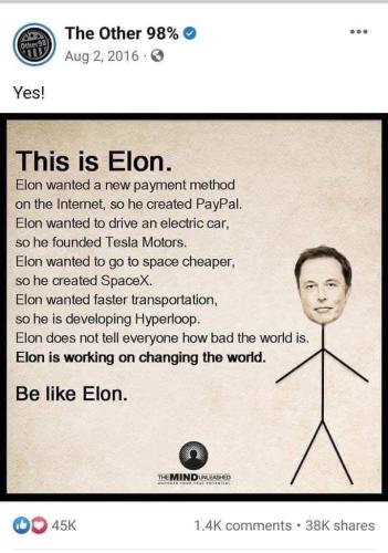 be like elon