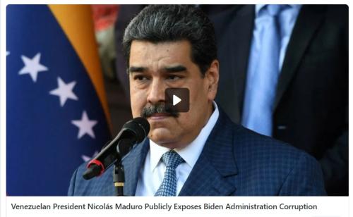 Maduro exposes Biden screenshot