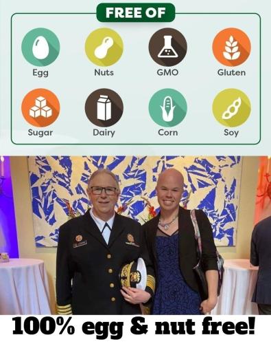 100% egg & nut free!