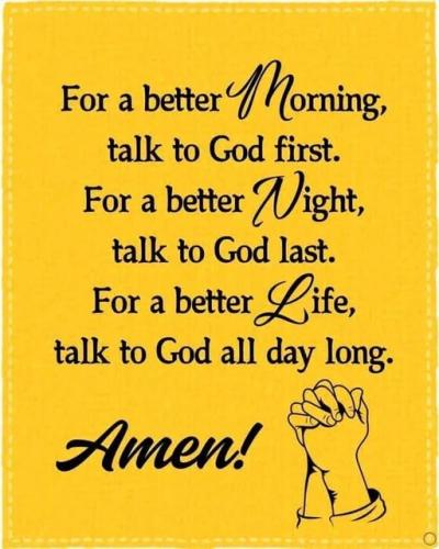 Talk to God