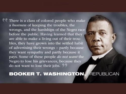 booker t washington lose his grievance