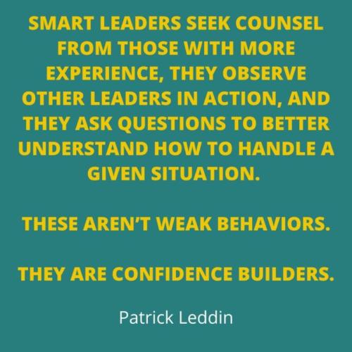 Leaders Observe the Actions of Others