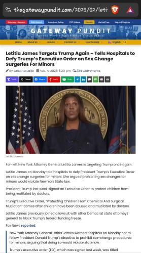 The audacity. She's not above the law