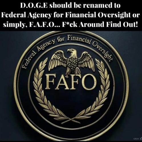 !11 000 D.O.G.E. - F.A.F.O.