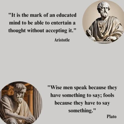 Aristotle & Plato