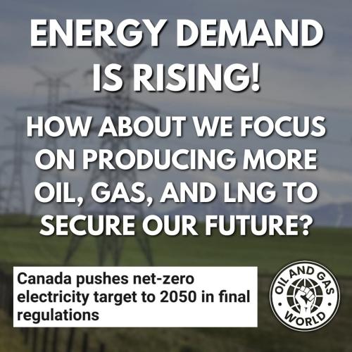 energy demand is rising