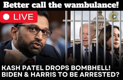 Better call the wambulance Kash Patel Biden Harris.960px