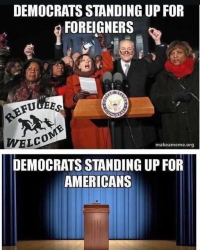 dems and foreigners