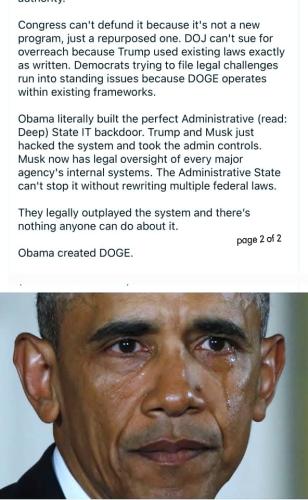 Oh wow so obama created  it old USDS renamed by TRUMP DOGE