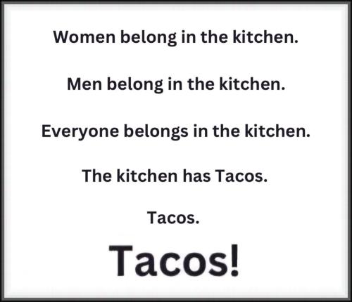 offical statement for tacos