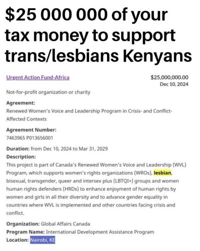 tax money to support