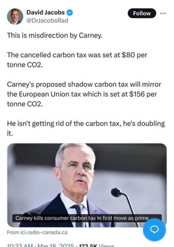 misdirection by Carney