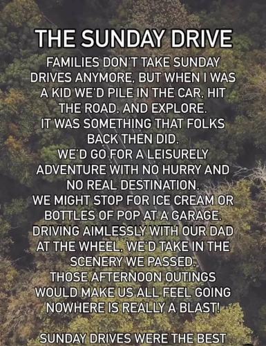 the sunday drive