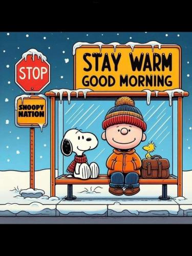 morning winter snoopy 8