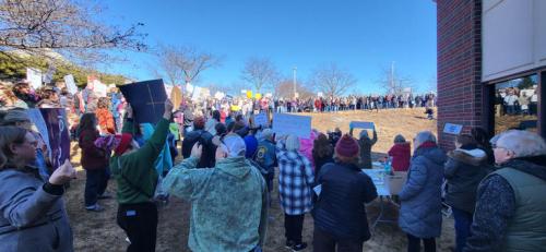 RON JOHNSON PROTESTS