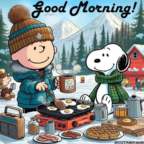 morning winter snoopy 9