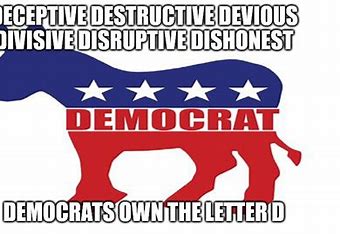 DEMOCRATS OWN THE LETTER D