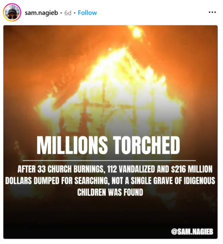 millions torched