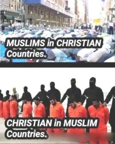 christian and muscum cannot live together