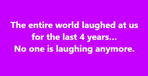 Not Laughing Any More