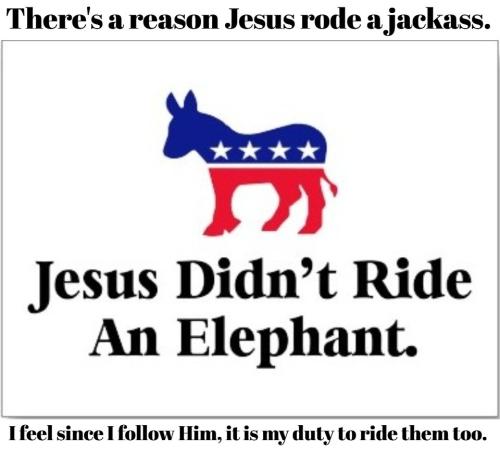 Jesus didn't ride an elephant.960px