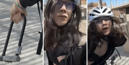 KEEP IT UP DEMOCRATS BIKE LOCK