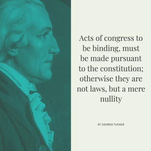 st george tucker congress