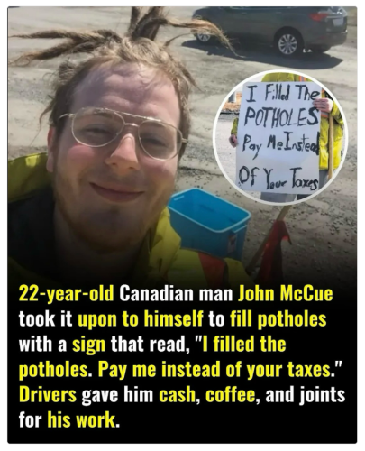 filled the pot holes