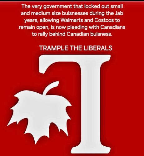 trample the liberals