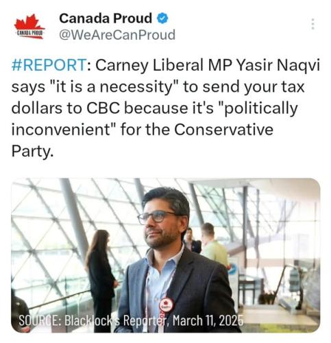 send tax dollars to CBC