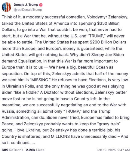 TrumpCallsOutZelensky