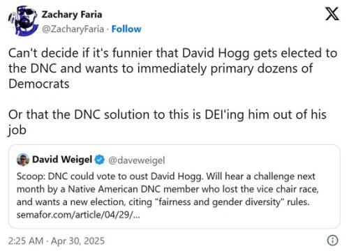 DNC to oust David Hogg