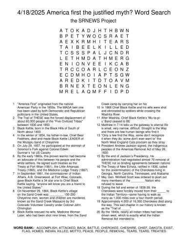 4182025AmericaFirstTheJustifiedMythWordSearch
