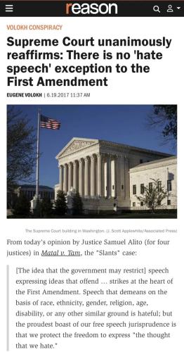 HATE SPEACH 1ST AMED