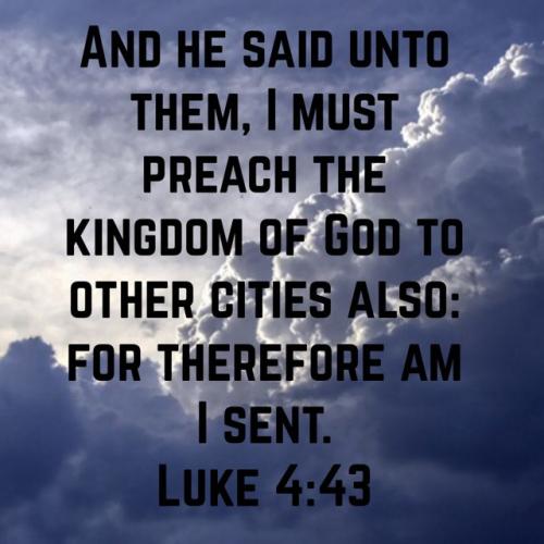 Luke 4 43 April 26 2022