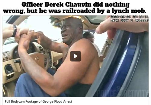George Floyd arrest video screenshot