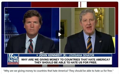 Senator John Kennedy  video screenshot