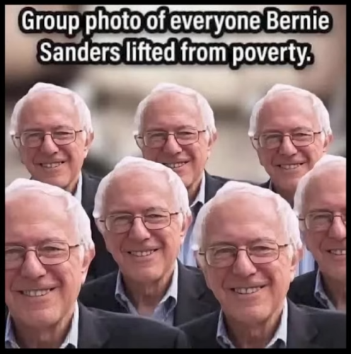 only person bernis sanders made rich_bernie sanders