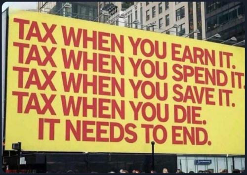 taxes need to end