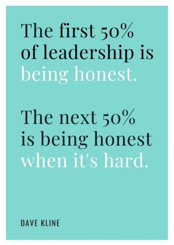1-Honest Leadership