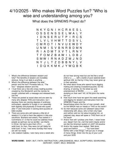 4102025-WhoMakesWordPuzzlesFunWhoIsWiseAndUnderstandingAmongYou
