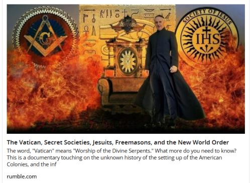 Vatican Secret Societies Jesuits screenshot