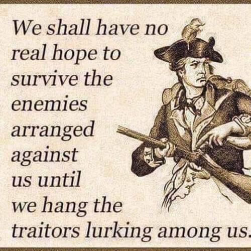 hang the traitors