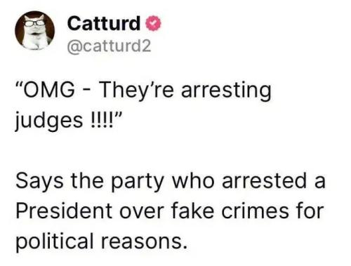 ARRESTING PRESIDENT