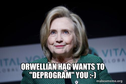 hillary deprogramming orwellian-hag-wants-2527103100