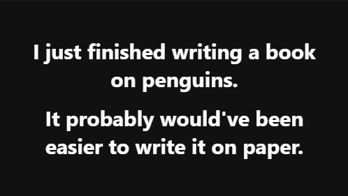 Writing A Book