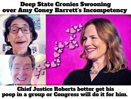 Deep State Cronies Swooning over Amy Coney Barrett's Incompetency